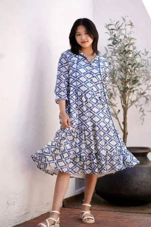 Azima Dress Blue