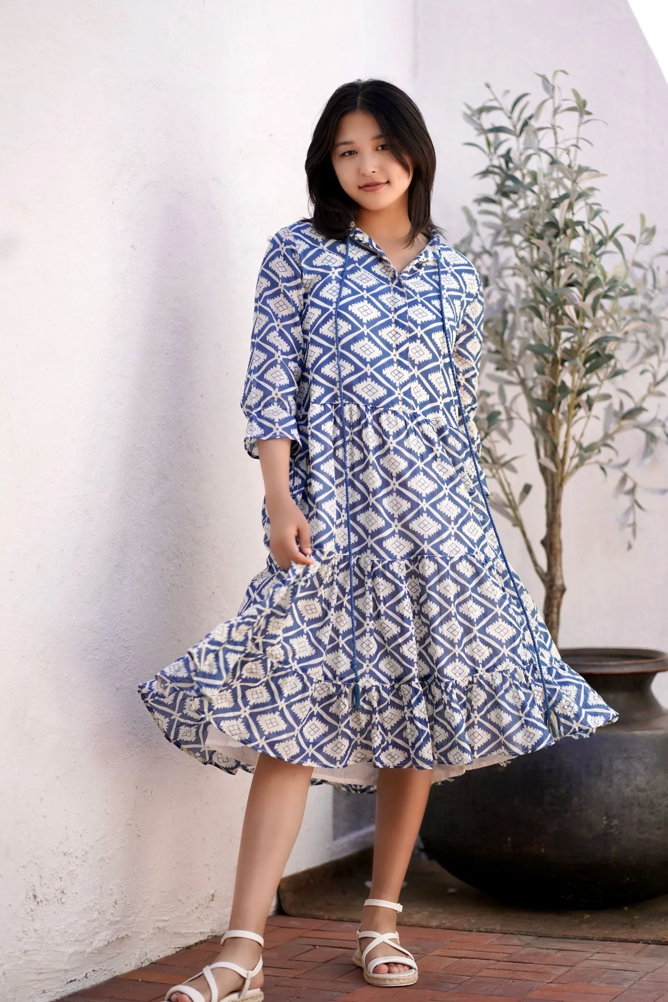 Azima Dress Blue
