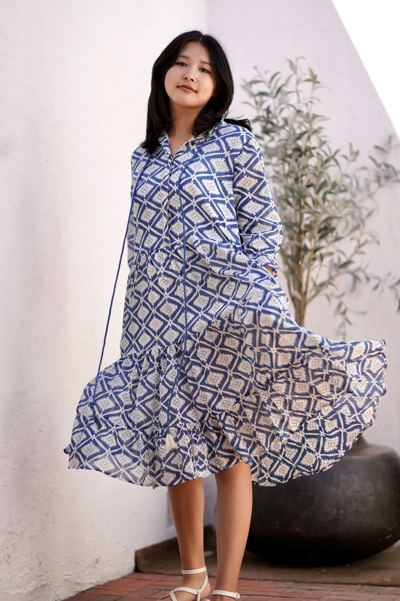 Azima Dress Blue