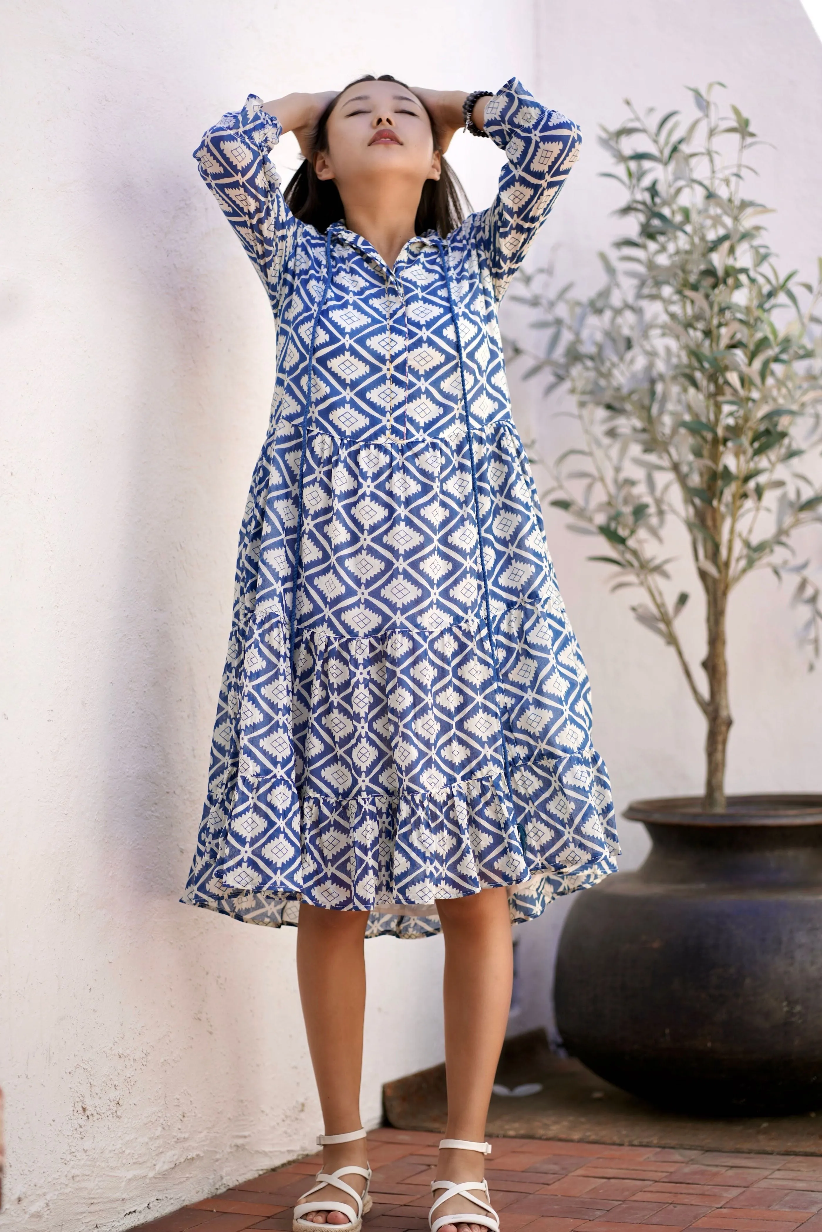 Azima Dress Blue