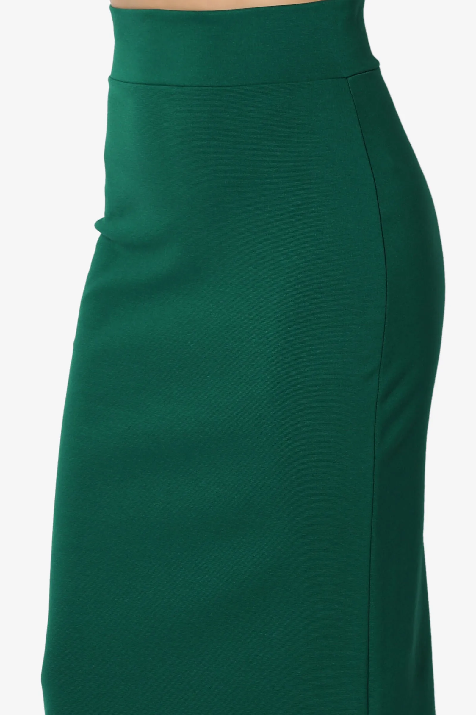 Carleta Mid Calf Pencil Skirt