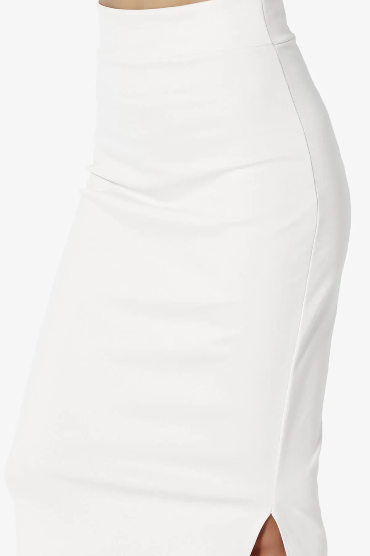 Carleta Mid Calf Pencil Skirt