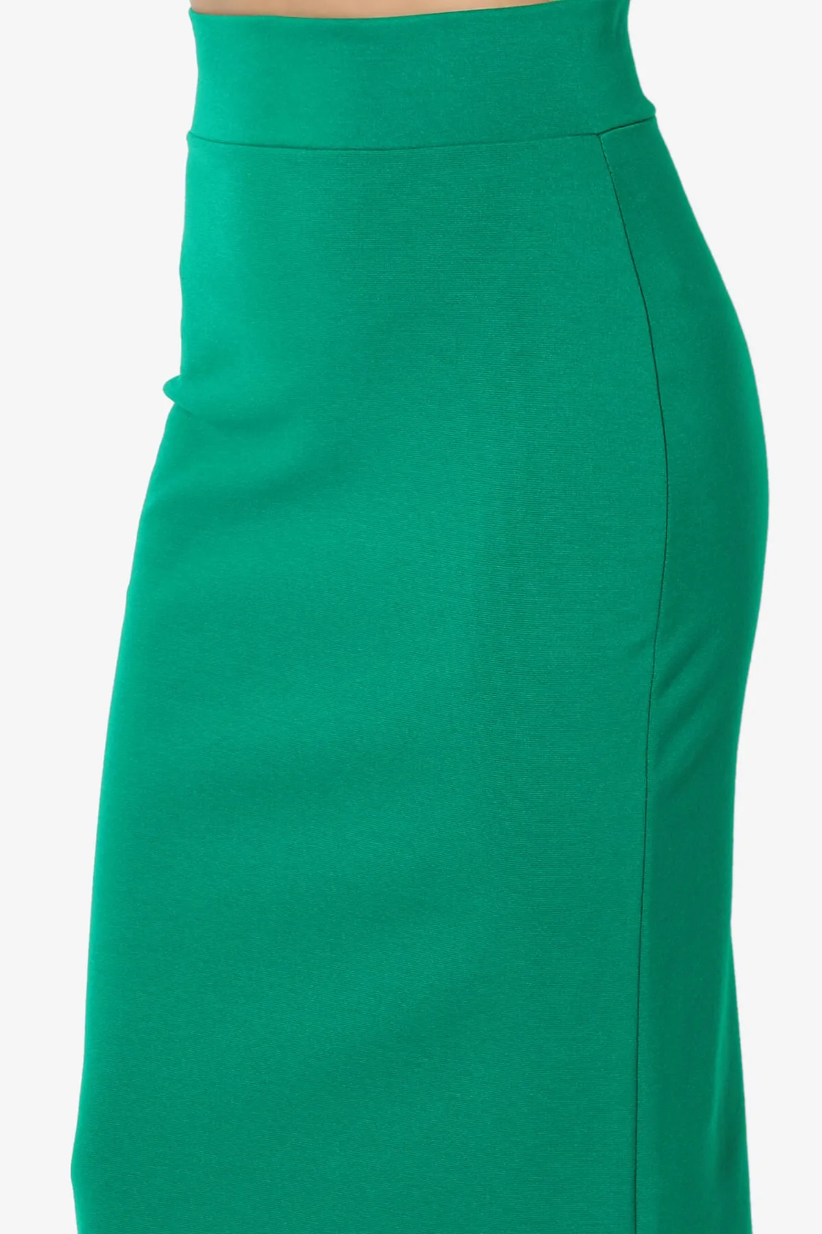 Carleta Mid Calf Pencil Skirt