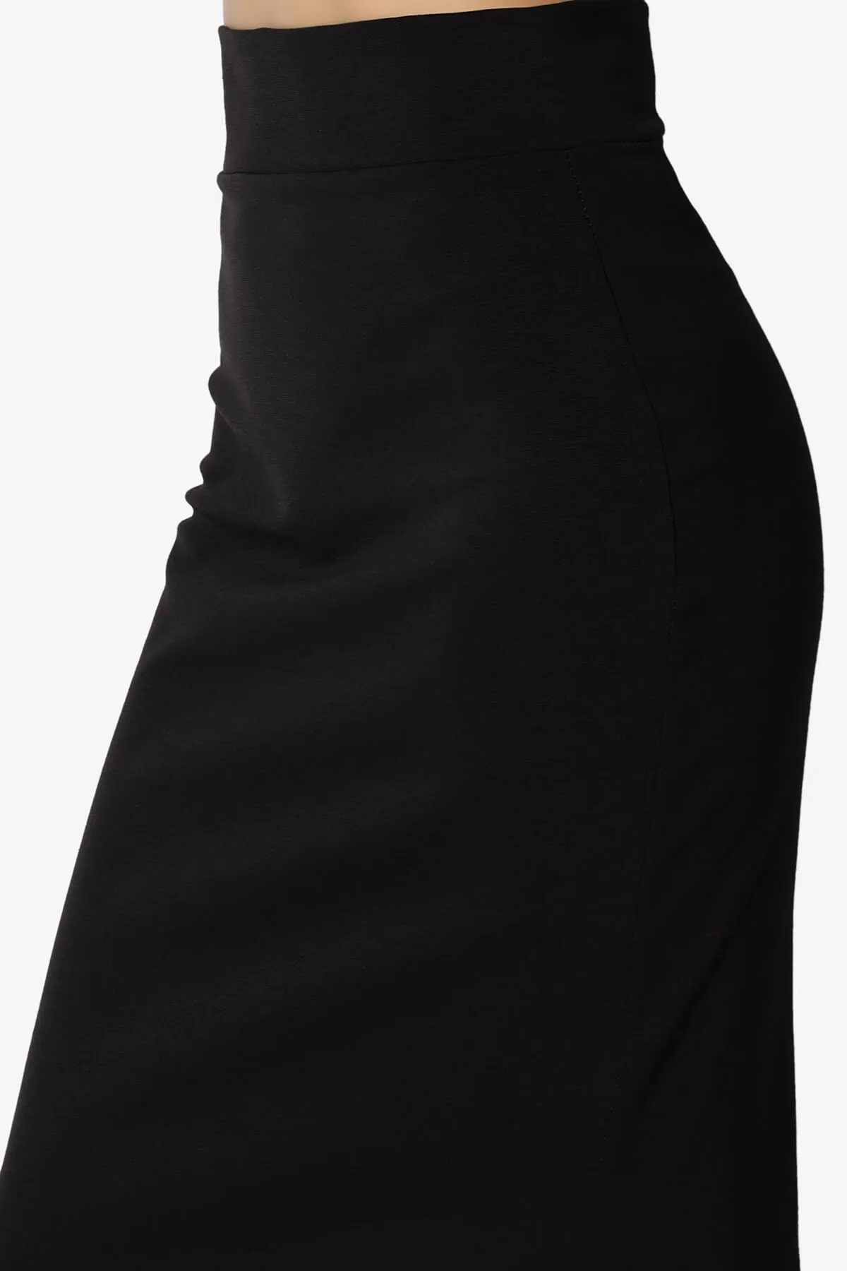 Carleta Mid Calf Pencil Skirt