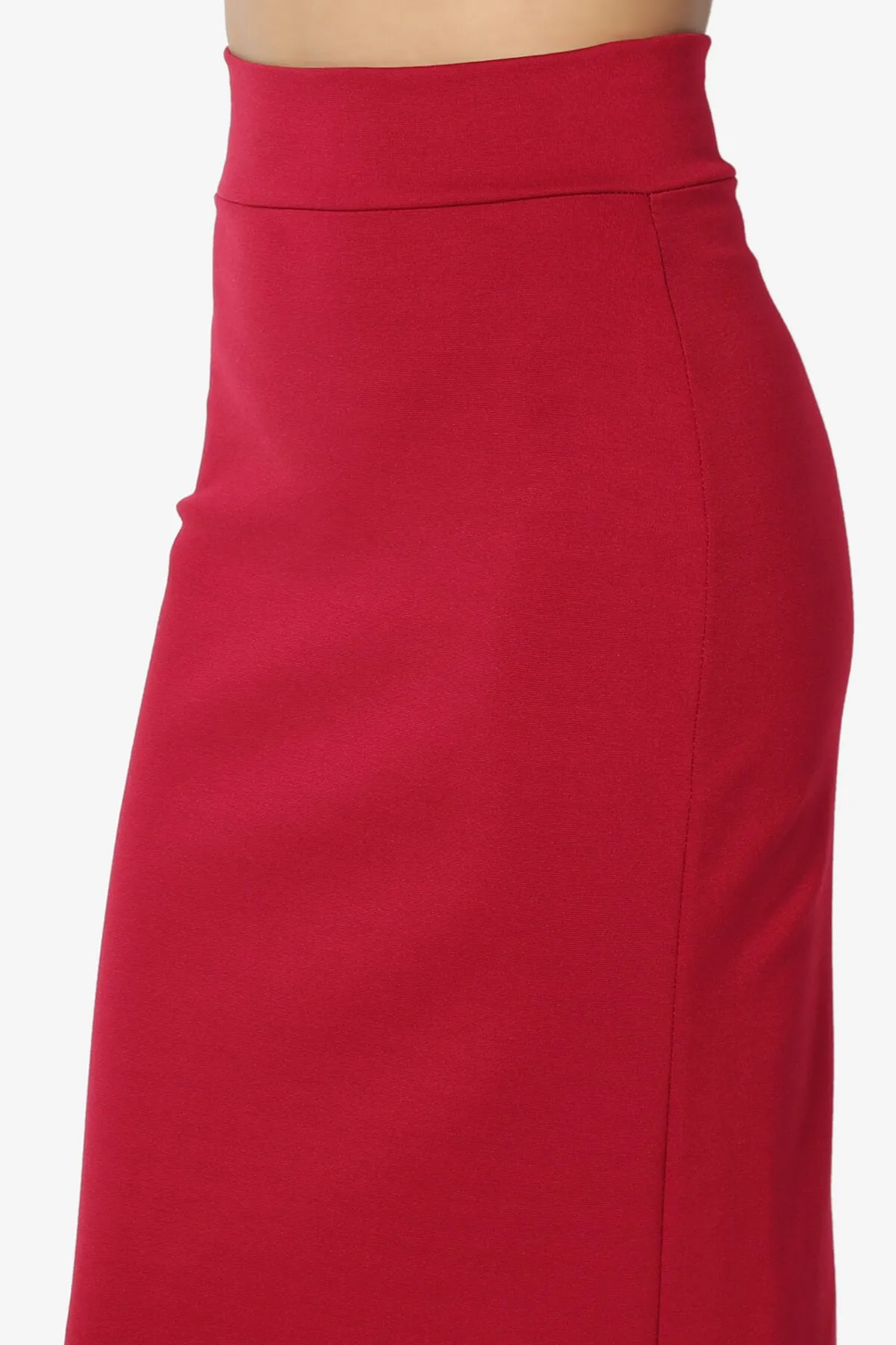 Carleta Mid Calf Pencil Skirt
