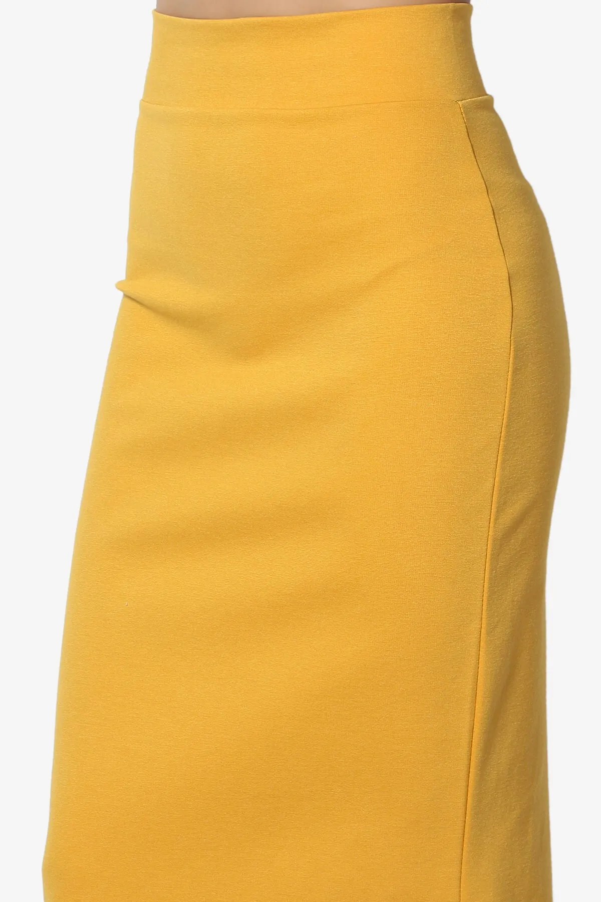 Carleta Mid Calf Pencil Skirt