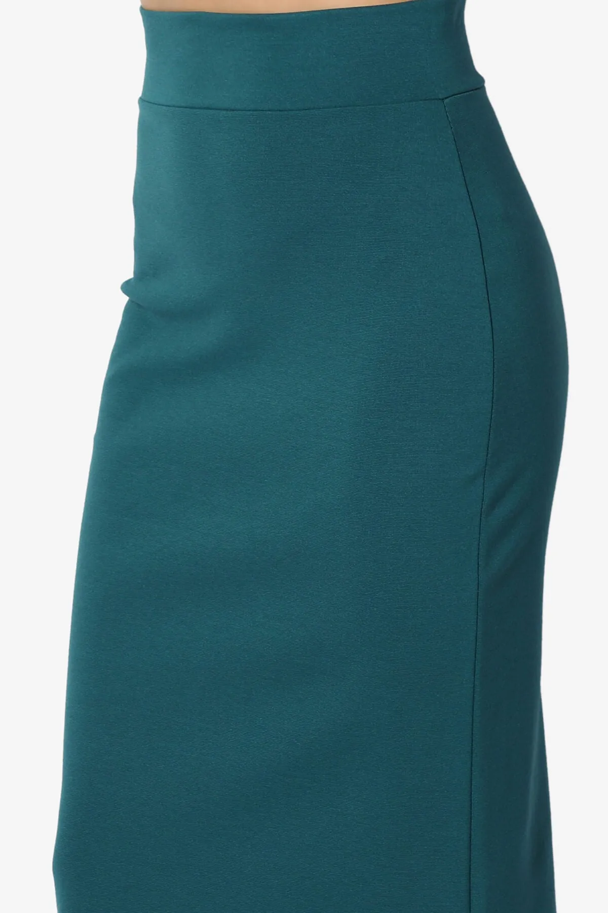 Carleta Mid Calf Pencil Skirt