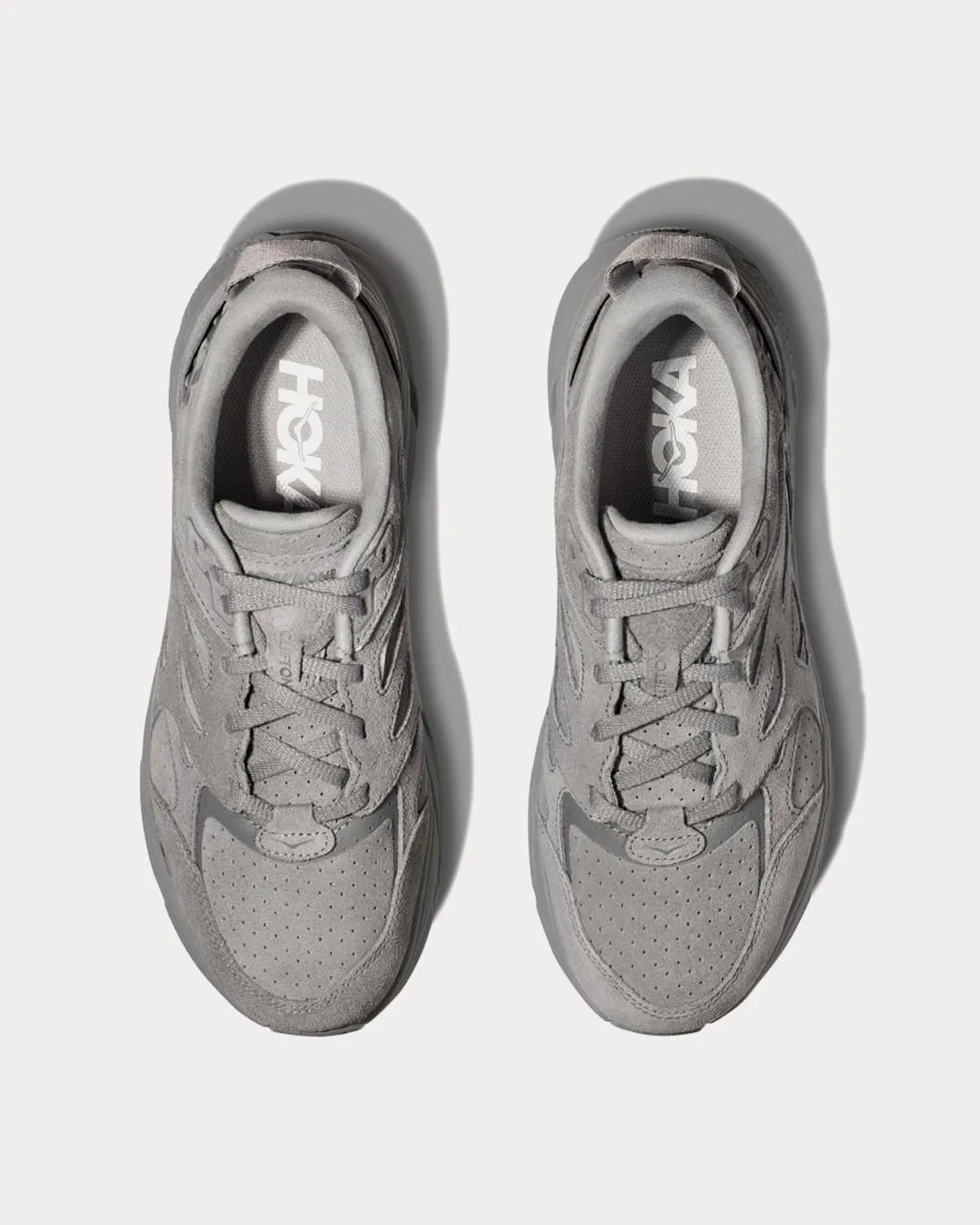 Clifton L Suede Limestone Running Shoes