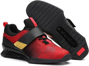 Deadlift Shoes for Mens Gym Training Squat Sneaker Powerlifting & Bodybuilding Shoes Fitness Shoes for Weight Lifting Hard Pulling and Weight Training