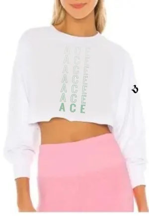 Full Sleeve Womens Crop Top
