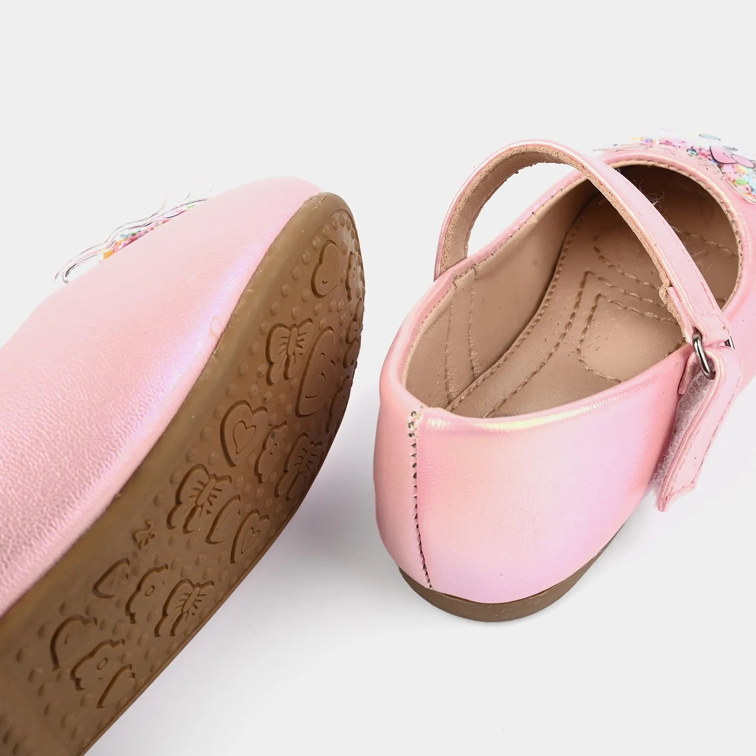 Girls Pumps 11-58-Pink
