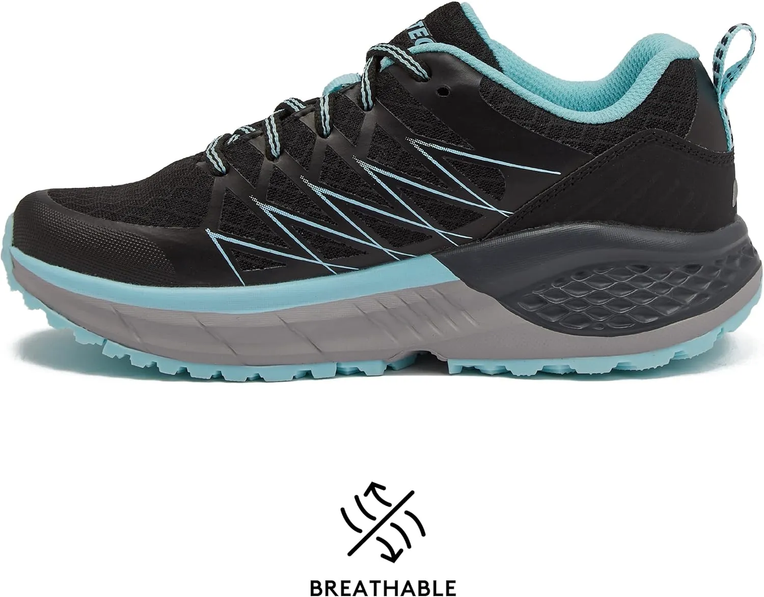 HI-TEC Destroyer Low Womens Running Shoes, Lightweight Mesh Athletic Sneakers for Women