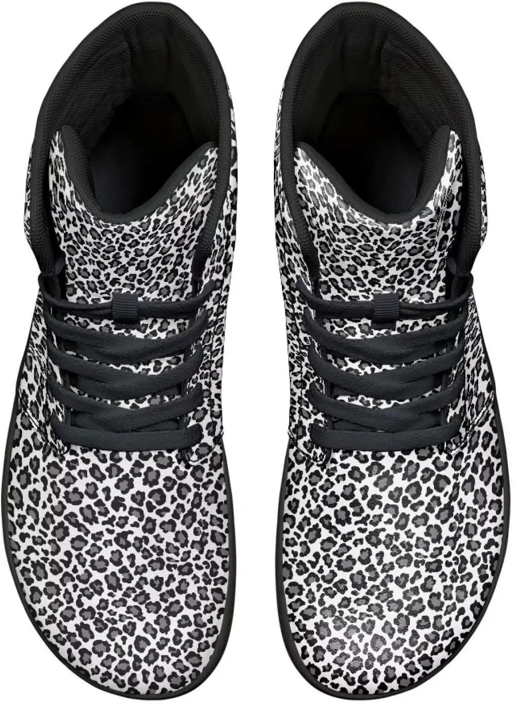 High Top Sneakers Women's Minimalist Trail Running Barefoot Shoes Wide Toe Box Zero Drop Size 36-48