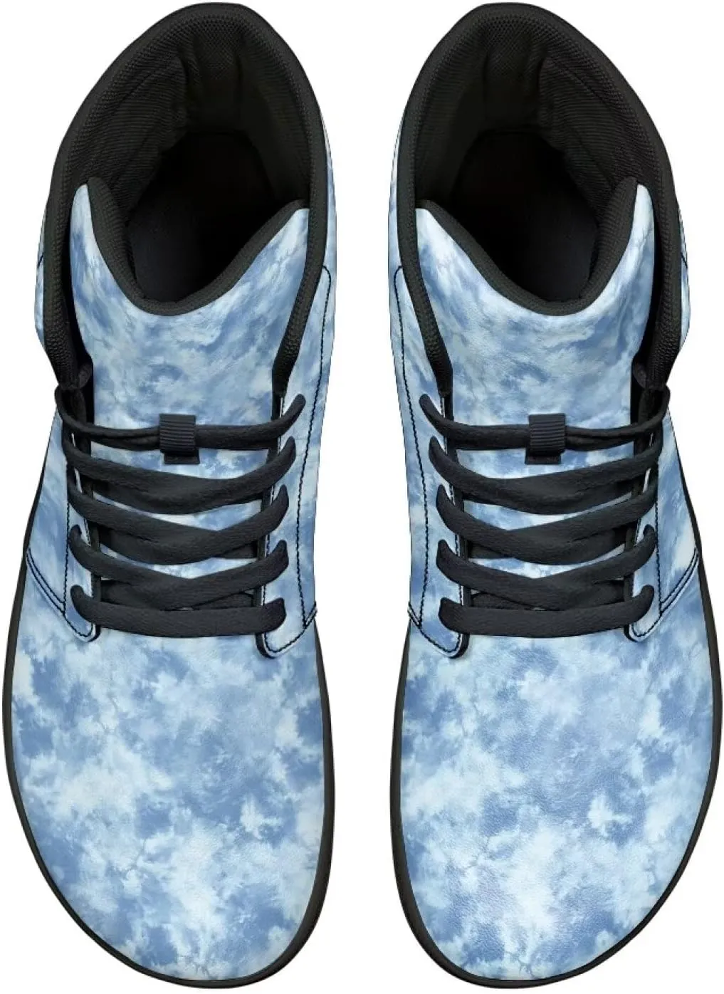 High Top Sneakers Women's Minimalist Trail Running Barefoot Shoes Wide Toe Box Zero Drop Size 36-48