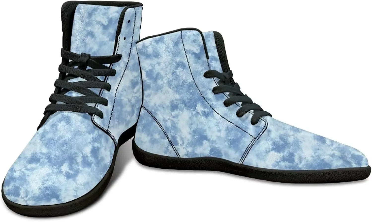 High Top Sneakers Women's Minimalist Trail Running Barefoot Shoes Wide Toe Box Zero Drop Size 36-48