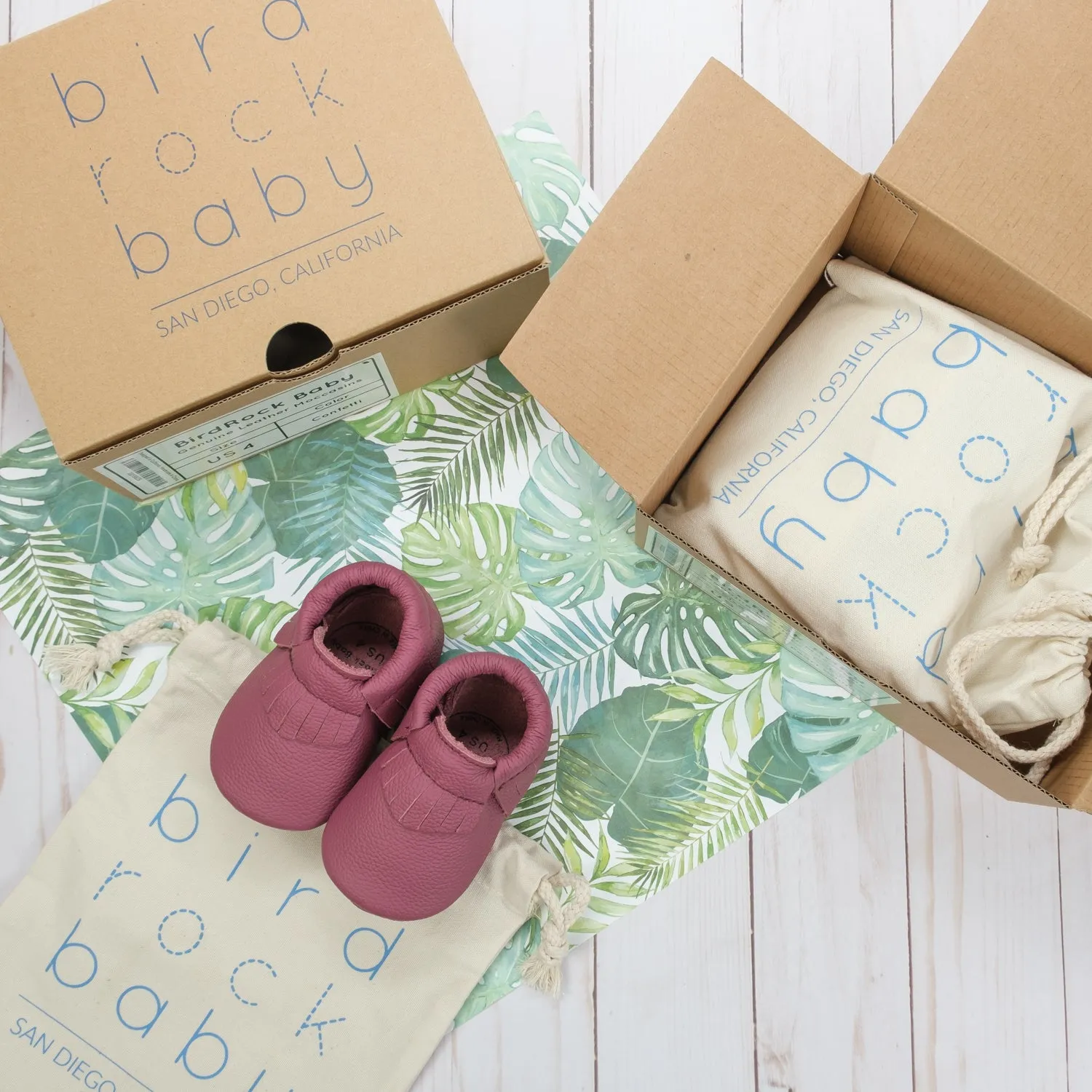 Merlot Baby Moccasins