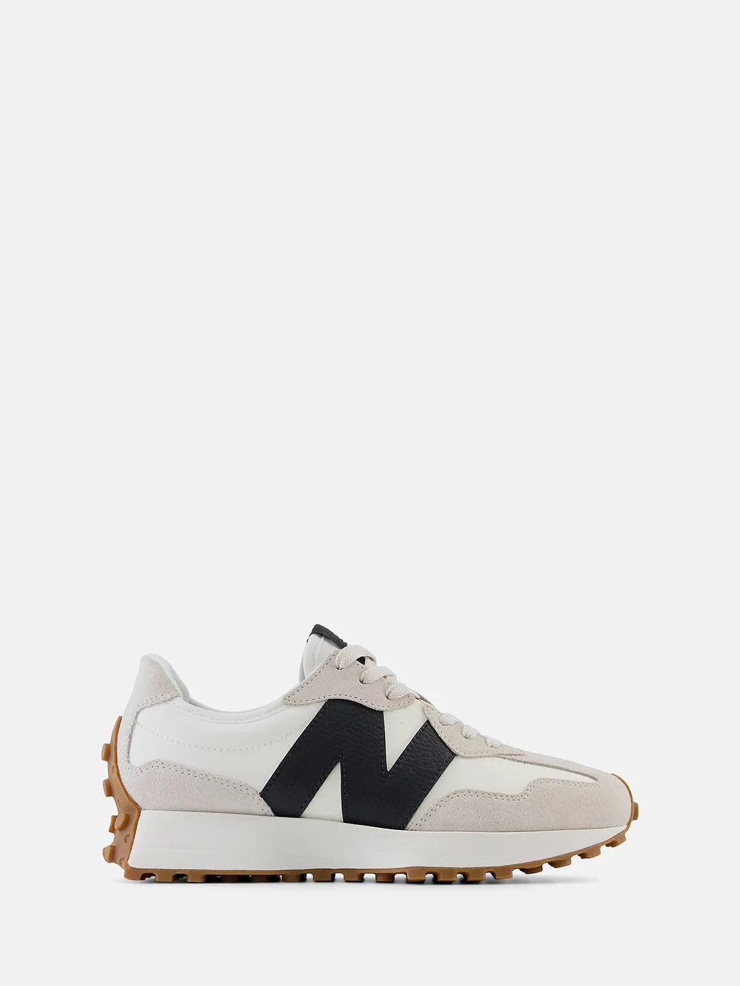 New Balance 327 sneakers bianco con logo nero