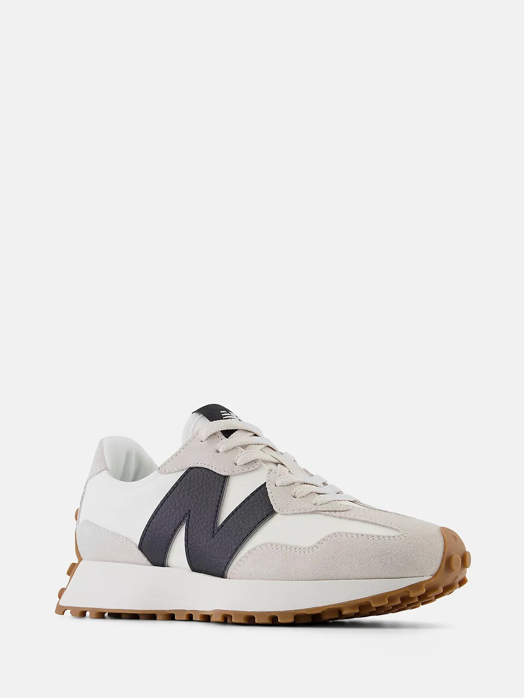 New Balance 327 sneakers bianco con logo nero