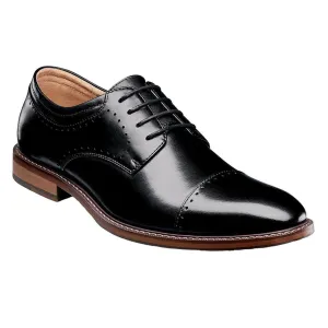 Stacy Adams Men's Oxford Shoe - Flemming Cap Toe Black | 25304-001
