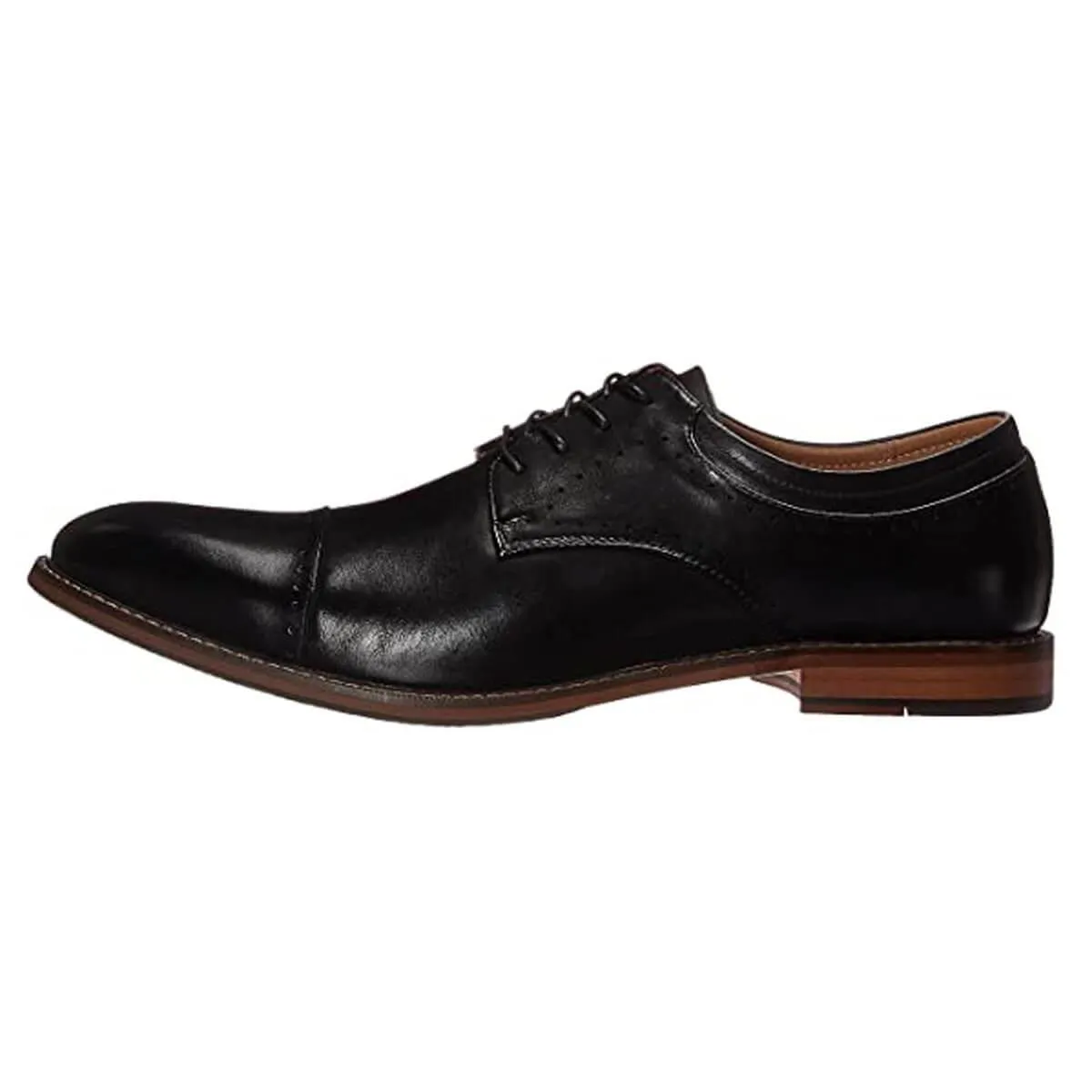 Stacy Adams Men's Oxford Shoe - Flemming Cap Toe Black | 25304-001