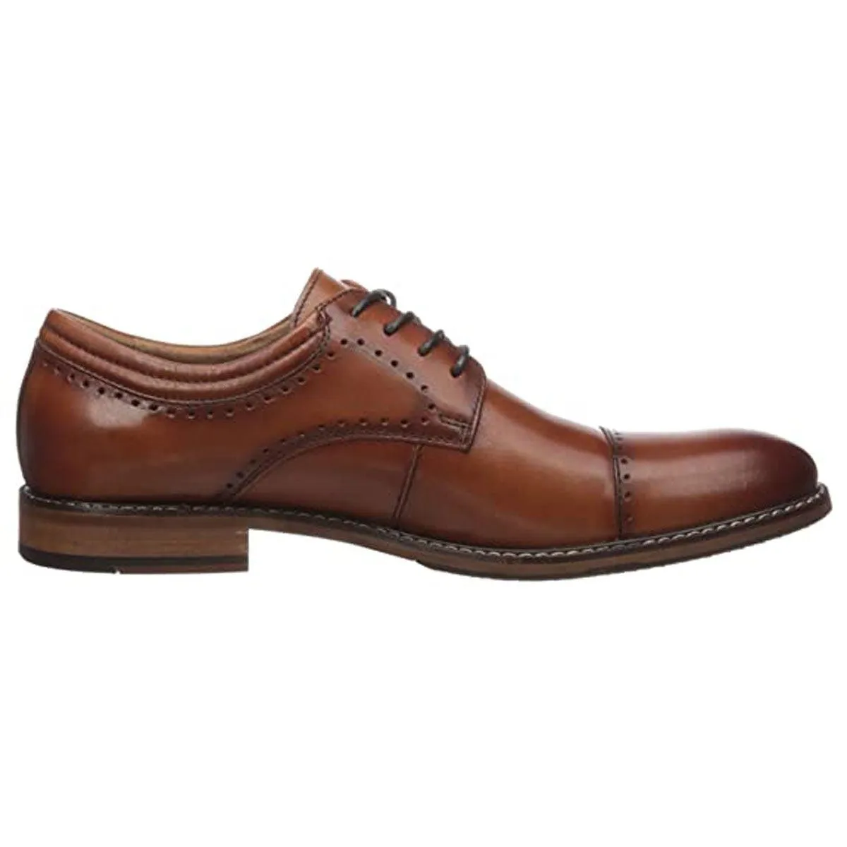 Stacy Adams Men's Oxford Shoe - Flemming Cap Toe Cognac | 25304-221