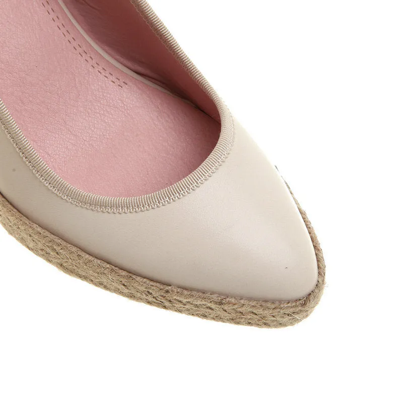 Women's pointed closed toe espadrille wedge sandals Women's slingback espadrilles